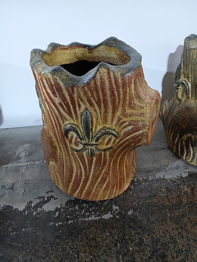 Stump Style Painted Pottery