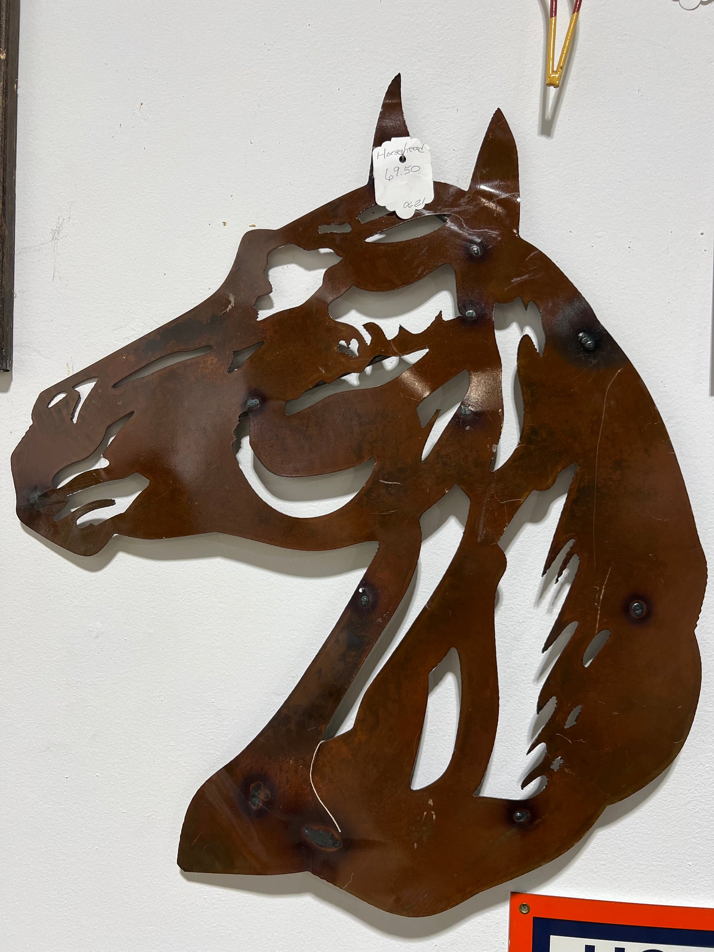 Horse Metal Art Sign