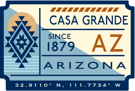 FLIGHT TAG AZTEC/SUN VINTAGE