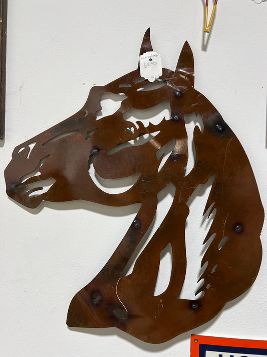 Horse Metal Art Sign