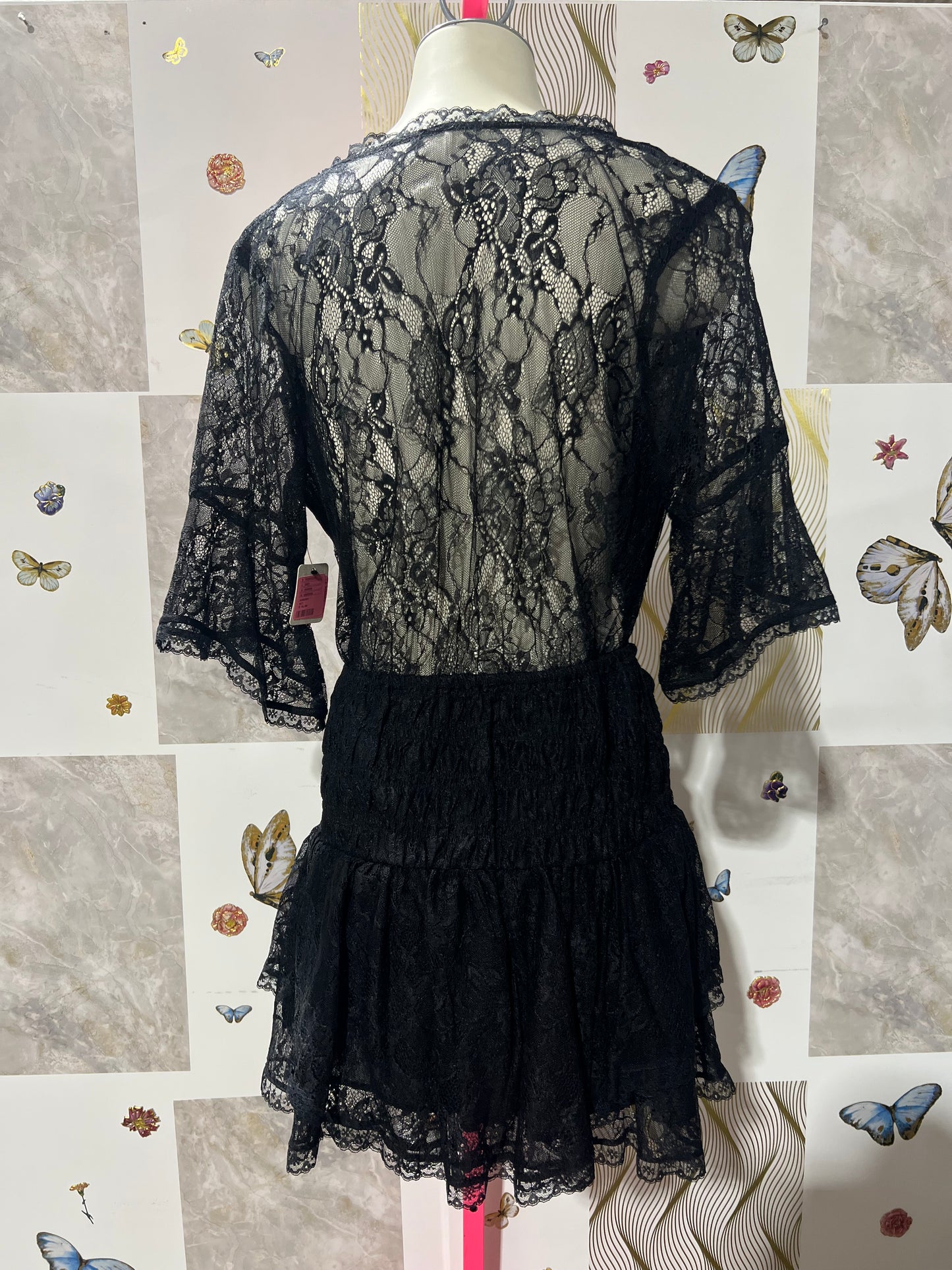 Sheer Black Lace dress